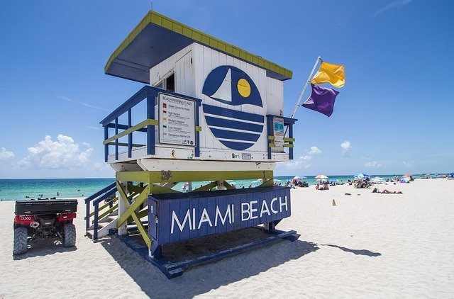pláž v Miami