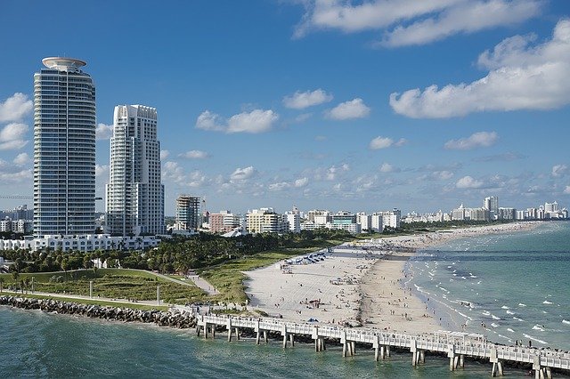 výhled na Miami